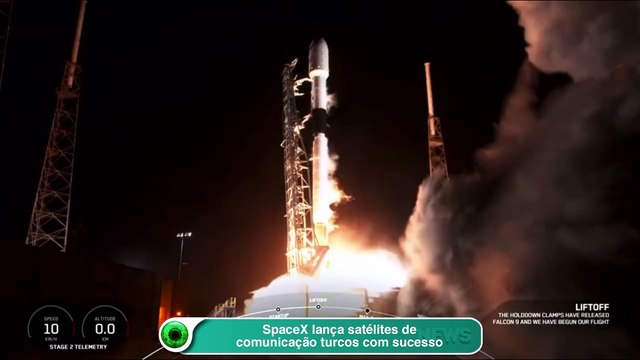 SpaceX lança satélites de comunicação turcos com sucesso