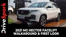 2021 MG Hector Facelift Walkaround & First Look | Specs, Prices, Updates, Features & Other Details