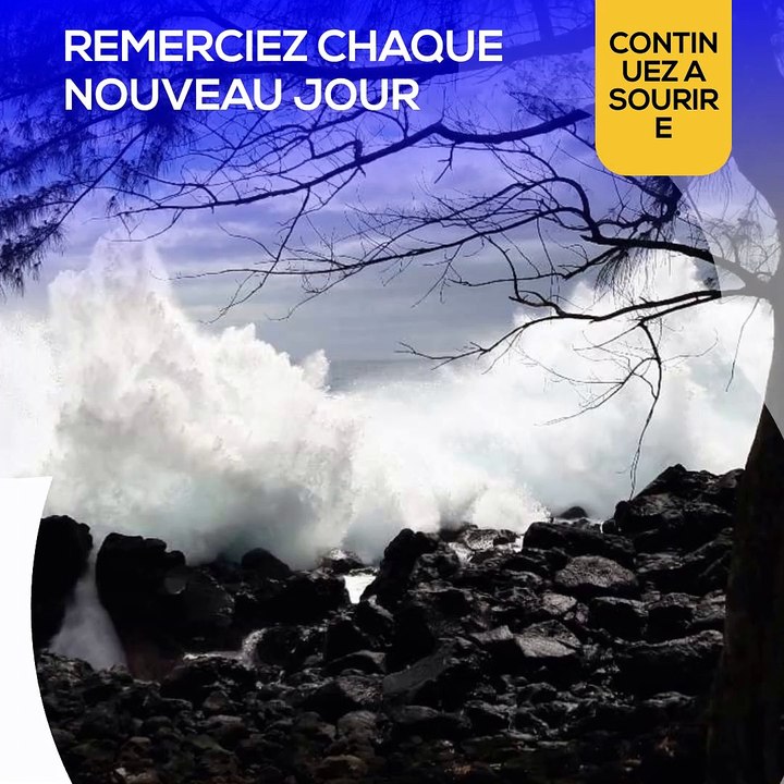 MERCI CHAQUE JOUR !Exister déjà est un cadeau que nous devons choyer