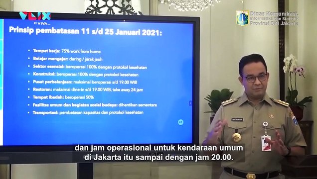 PPKM di Jakarta Berlaku Senin Besok, Ini Peraturannya