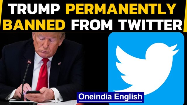 Trump banned permanently from Twitter after using other accounts | Oneindia News