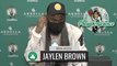 Jaylen Brown Postgame Interview | Celtics vs Wizards