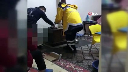 Sağlık ekipleri 'hasta' yerine 'soba' ile karşılaştı