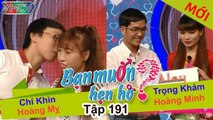 BẠN MUỐN HẸN HÒ #191 | Chị ơi anh yêu em Chàng trai 23 tuổi bị nữ công nhân 26 tuổi troll đỏ mặt 