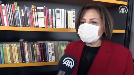 Şehit Aybüke öğretmenin ismini taşıyan kütüphaneye yoğun ilgi