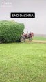 Wonderful tractor driving