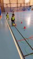 Premier entrainement au gymnase pour nos U6U7