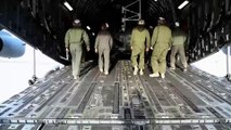 Amazing Footage • U.S. Marines Unload a UH-1Y Venom from a C-17 Globemaster III • Arizona USA