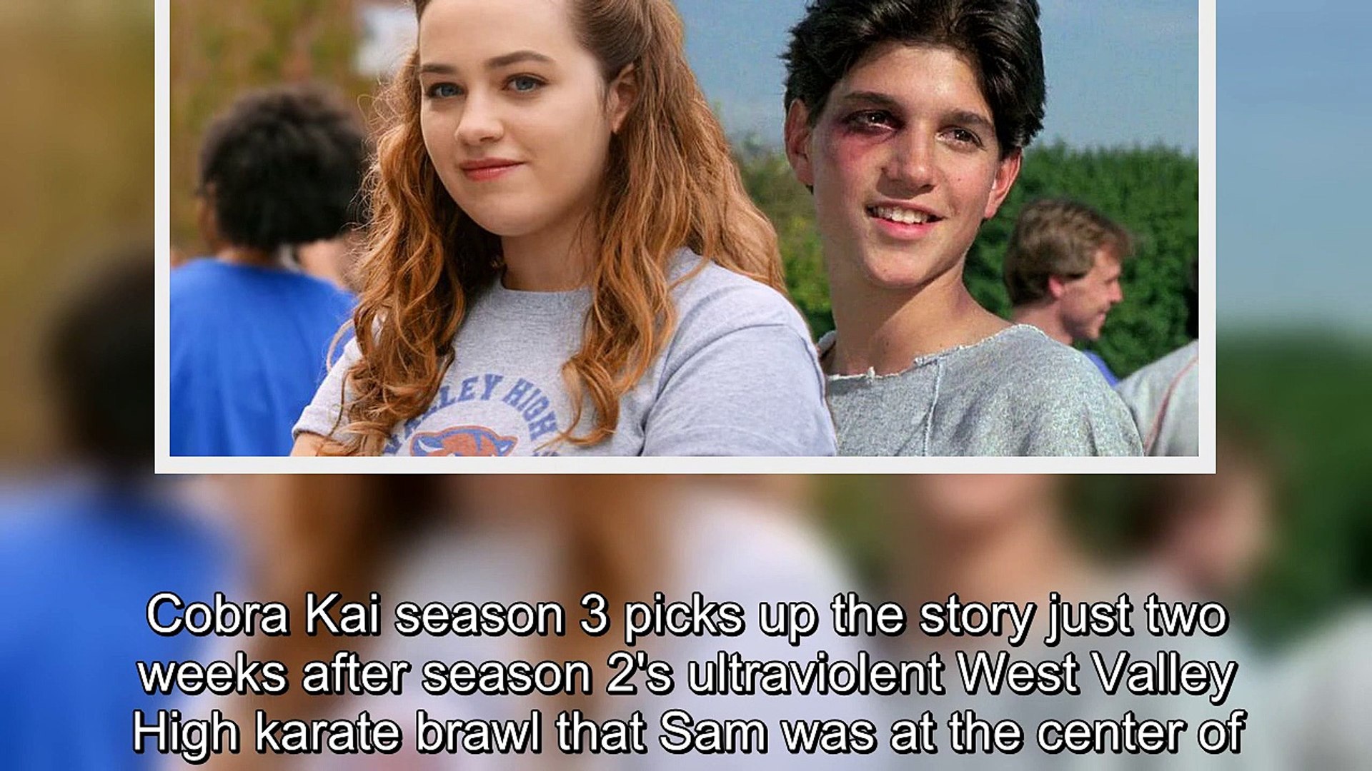 Cobra Kai Sam S Karate Kid Callback Turns Her Into Daniel Video Dailymotion