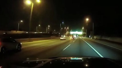 Front and rear end crash