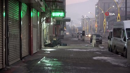 Yüksekova’da sokağa çıkma kısıtlaması sakin geçiyor