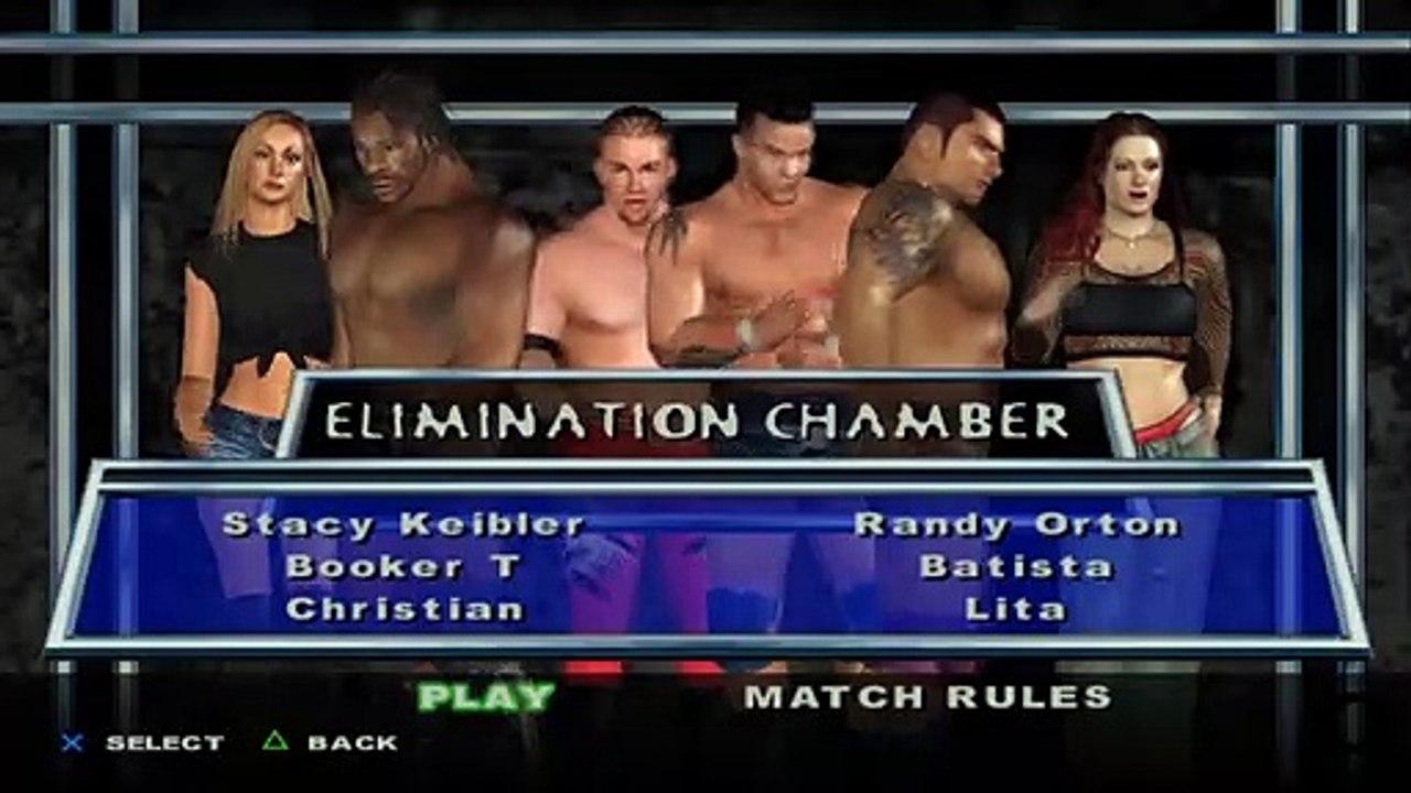 Here Comes the Pain Stacy Keibler vs Booker T vs Christian  vs Randy Orton vs Batista vs Lita