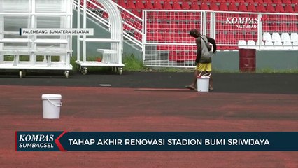 Penampakan Akhir Renovasi Stadion Bumi Sriwijaya