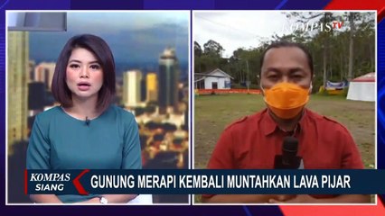 Gunung Merapi Kembali Muntahkan Lava Pijar