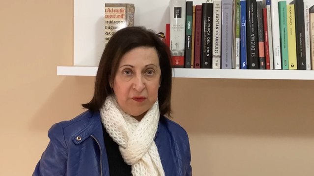 Robles explica los trabajos de la UME para liberar las calles de nieve