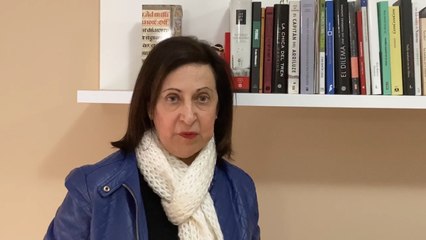 Robles explica los trabajos de la UME para liberar las calles de nieve