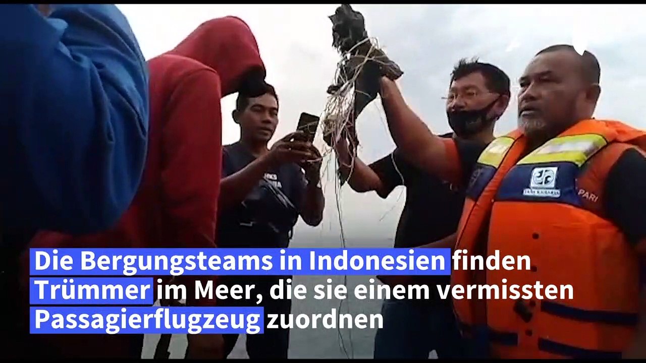 Indonesien: Behörden finden mutmaßliche Wrackteile im Meer