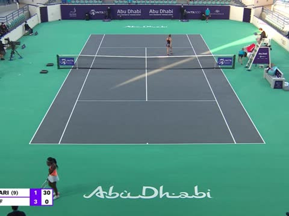 Sakkari sees off Gauff in scrappy straight sets...