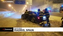 شاهد: إسبانيا تشهد سقوط أكبر كمية من الثلج منذ نصف قرن والسلطات تعلن مقتل 3 أشخاص