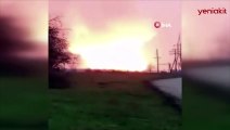 Ukrayna'da gaz boru hattında büyük patlama! Yerleşim yerleri boşaltıldı