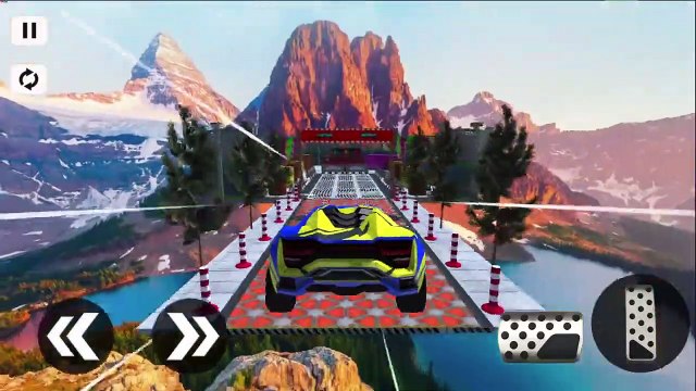 Mega Ramp Car Racing Stunts 3D Stunt Car Games - Impossible Stunts Driver - Android GamePlay #2