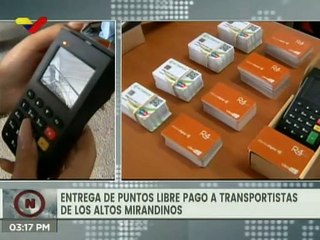 Sistema Libre de Pago permite cobro de pasaje mediante tarjeta recargable en el edo. Miranda