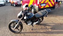 Moto e bicicleta batem em cruzamento no Brasmadeira; socorristas e médico do Siate foram mobilizados