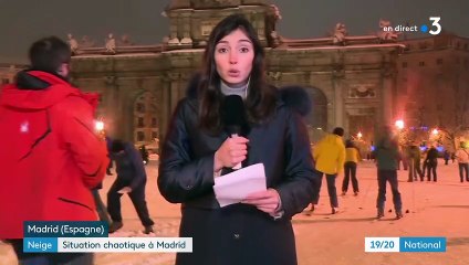Tempête Filomena : à Madrid, une ville totalement paralysée