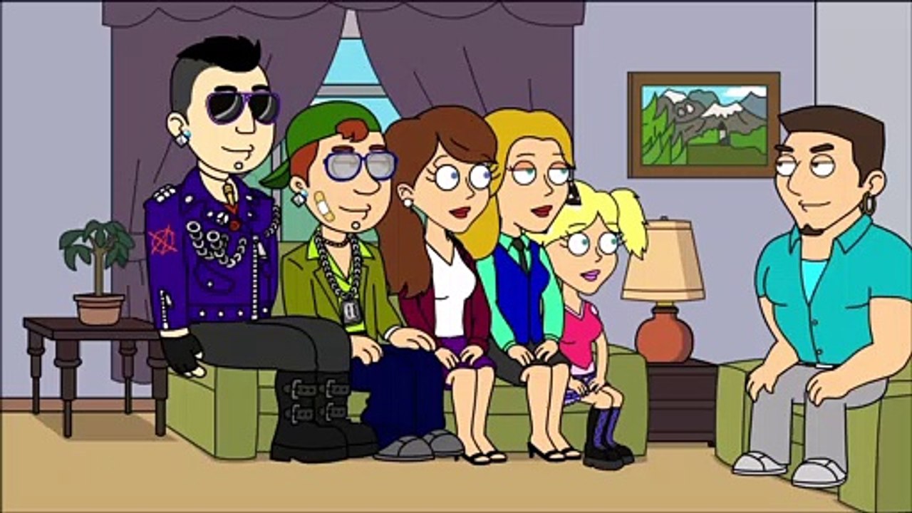 The Entire Fallon Family Sitting Together