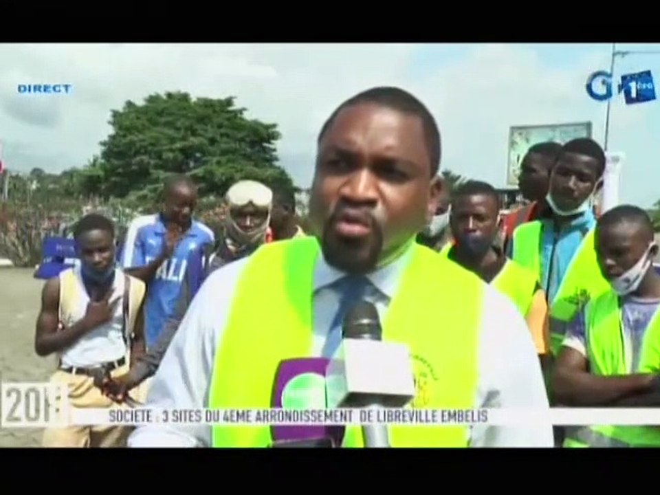 RTG /  Travaux d’embellissement des ronds points et carrefours de Libreville