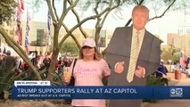 Trump supporters rally at Arizona capitol