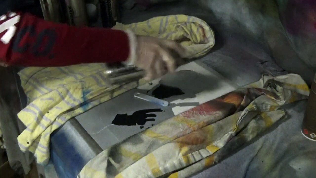 Acrylic painting of James Bond. George Lazenby. 007