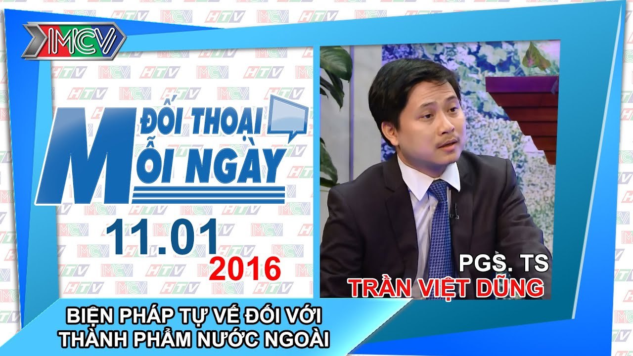 Biện pháp tự vệ đối với thực phẩm nước ngoài - PGS.TS. Trần Việt Dũng | ĐTMN 110116