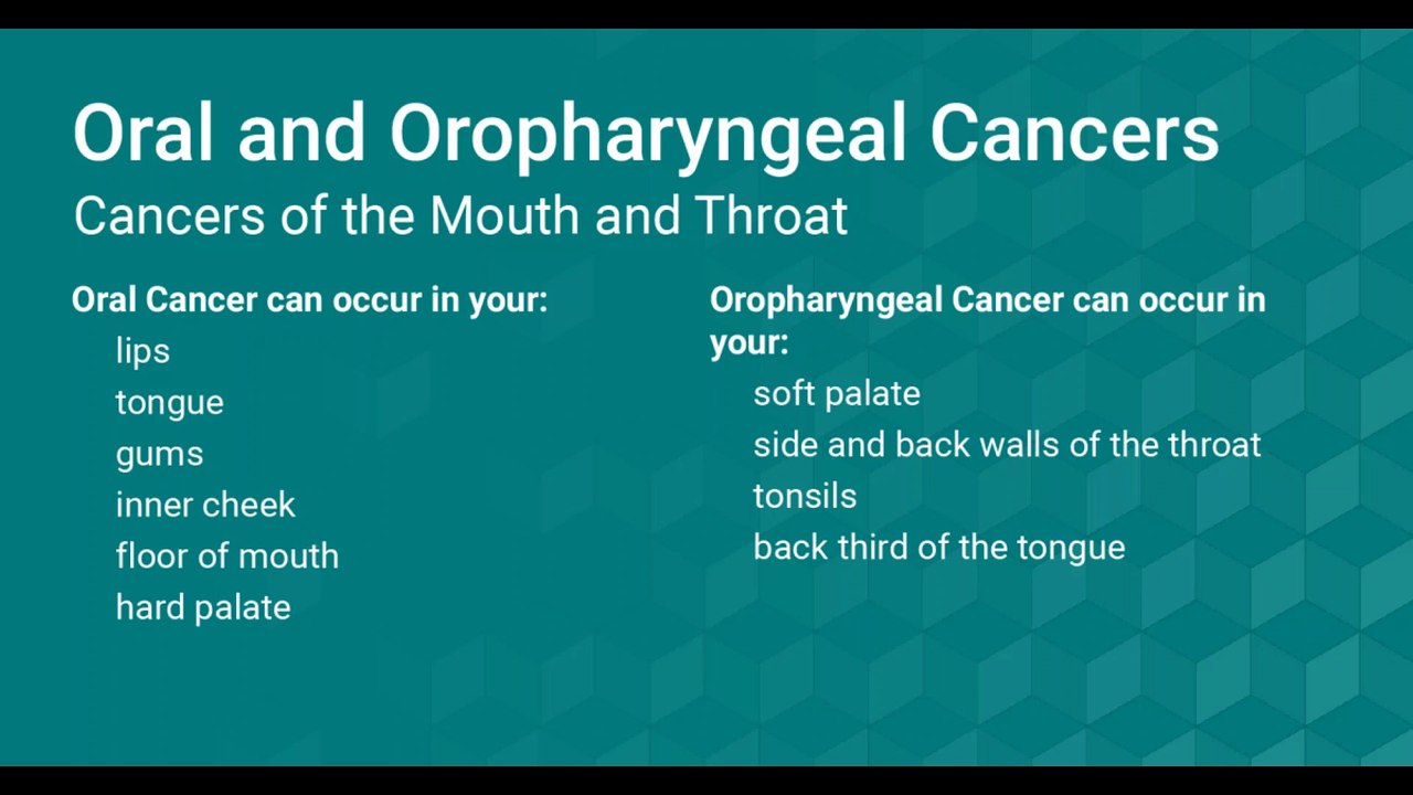 What Are Oral Cavity and Oropharyngeal Cancers