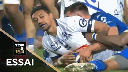 TOP 14 - Essai de Jordan PULETUA (SUA) - Castres - Agen - J14 - Saison 2020/2021
