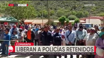 Liberan a Policías retenidos en Comarapa