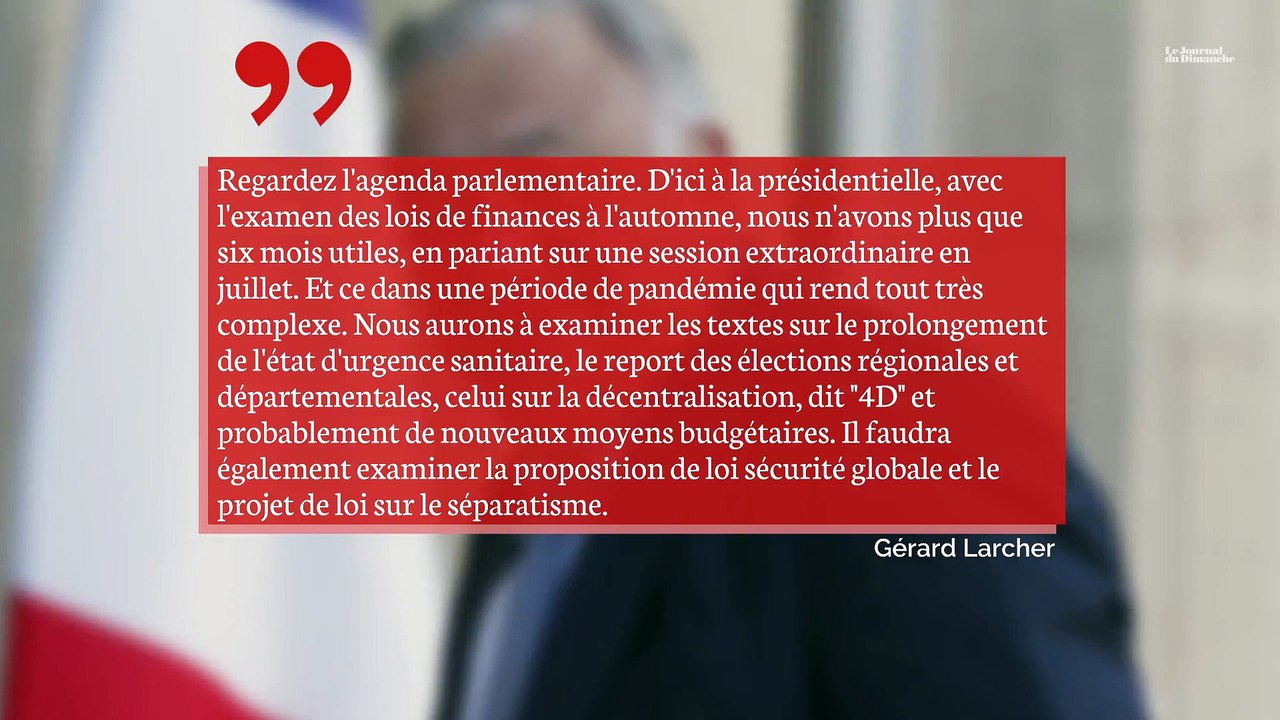 Gérard Larcher : "Au final, peu de choses auront été faites dans ce quinquennat"