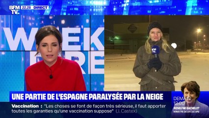 Une partie de l'Espagne paralysée par la neige - 09/01