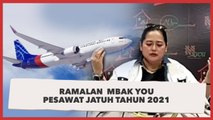 Viral Ramalan Mbak You Pesawat Jatuh Tahun 2021, Warnanya Merah dan Biru