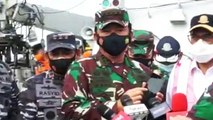 Panglima TNI Paparkan Hasil Pantauan Tim Penyelam di Lokasi Jatuhnya Sriwijaya Air