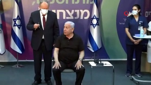 İsrail Başbakanı Netanyahu, Covid-19 aşısının ikinci dozunu yaptırdı