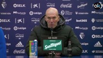 Zidane explota: «No ha sido un partido de fútbol, tendría que haberse suspendido»