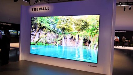 Samsung 146-inch MicroLED 4K TV and 85-inch 8K