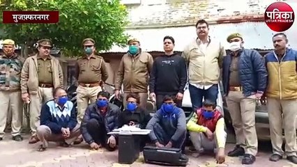 पुलिस ने किये वाहन चोर गिरफ्तार