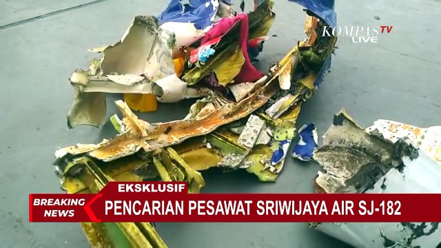 Serpihan-Serpihan Pesawat Sriwijaya Air SJ182 Ditemukan