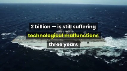 Navy’s $13 2 billion aircraft carrier still experiencing problems