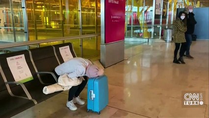 İspanya'yı kar fırtınası vurdu | Video