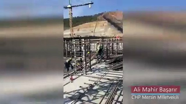 CHP'li Başarır Mersin Akkuyu Nükleer Santral inşaatındaki çatlakları paylaştı: Ülkemiz faciaya sürükleniyor!