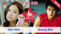 LỮ KHÁCH 24h - Tập 316 | Kim Nhã bất ngờ tặng chuối cho Quang Bảo | 10/04/2016