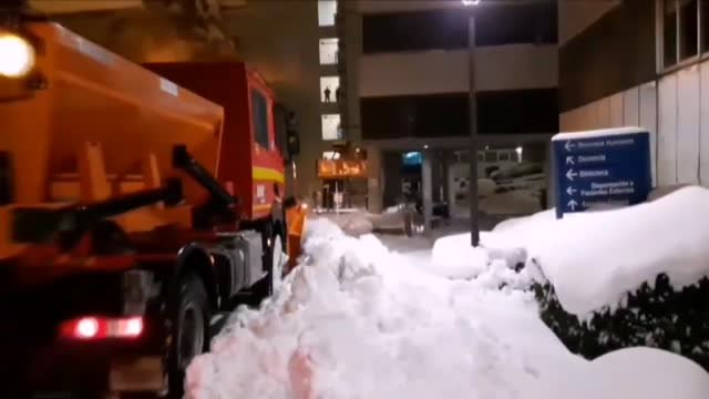 La UME continúa trabajando ante las inclemencias de Filomena